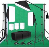 Naiz® - Fotostudie accessoires set - Achtergrond - Statief - Verlichting