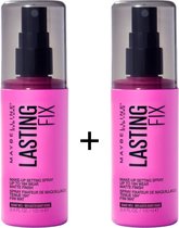 2x Maybelline New York - Lasting Fix - Make-Up Setting Spray - 2x 100 ml