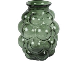 foto van Countryfield Vaas Royal-Kim glas L21B21H30CM donker groen
