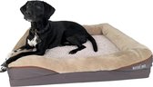 Orthopedisch hondenbed voor grote honden, 91 x 68 x 20 cm, wasbare hondensofa, ideaal na een lange dag vol plezier en actie, past zich optimaal aan de lichaamsvorm aan