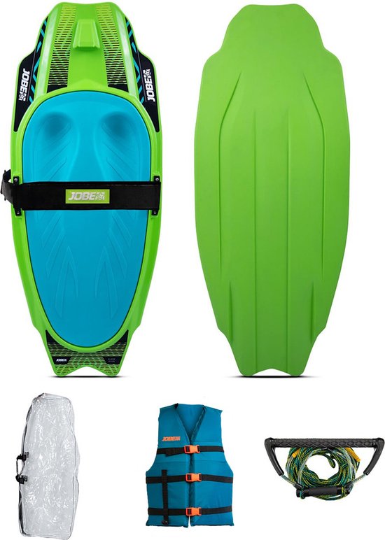 Jobe Slash Kneeboard Package Vert Lime