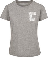 Mister Tee - Waiting For Friday Box Dames T-shirt - XL - Grijs