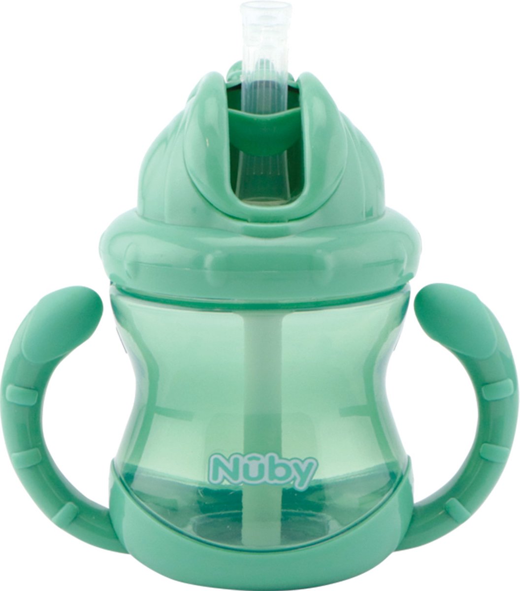 Nuby Flip-It Drinkbeker - 240 ml - Groen
