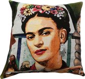 Frida Kahlo kussenhoes - Gobelin stof - 40 x 40 cm