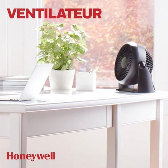 Honeywell Krachtige TurboForce-ventilator - blauw (stille verkoeling, 90° variabele kanteling, 3 snelheidsinstellingen, wandmontage, tafelventilator) HT900NE Honeywell Krachtige TurboForce-ventilator - blauw (stille verkoeling, 90° variabele kanteling, 3 snelheidsinstellingen, wandmontage, tafelventilator) HT900NE