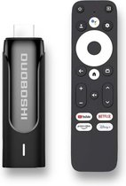 Bol.com Duoboshi GT1 4K TV Stick - Google Gecertificeerde Multimedia Stick - Google TV - Dolby Audio - Google Assistant - Chrome... aanbieding