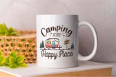 Mok Camping is my Happy Place - Camping - CampLife - OutdoorAdventure - CampVibes - Kamperen - KampeerLeven - BuitenAvontuur - KampVibes