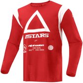 Alpinestars Techdura Jersey Bright Red 2XL - Maat -