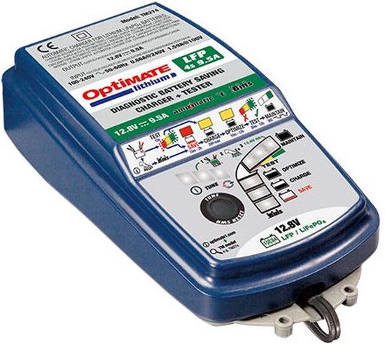 Chargeur de batterie TecMate OptiMATE Lithium 4s TM-470 12.8V 0.8A