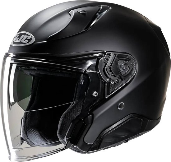 HJC RPHA 31 Flat Zwart Mat Zwart Jethelm - Maat XXL - Helm
