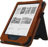 Goodline® - Kobo Clara BW (6") N365 - 2in1 Stand Cover / Hoesje / Sleepcover - Donkerbruin