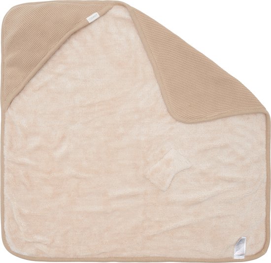 Foto: Little dutch gebreide omslagdoek beige