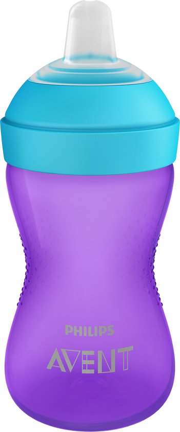 Philips Avent Zachte Bijtbestendige Tuitbeker 9+ mnd SCF802/02 - Drinkbeker