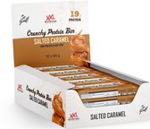 XXL Nutrition - Crunchy Protein Bar - Eiwitreep, Proteïne Reep, Fitness Snack - 12 Pack - Salted Caramel