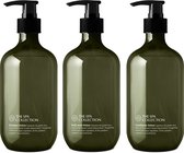 The Spa Collection Vetiver Ecocert Cosmos Natural - Shampoo + Body Wash + Conditioner - 475 ml - Gerecyclede Fles - Set van 3 stuks