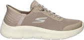 Skechers Go Walk Flex - Grand Entry Dames Instappers - Taupe - Maat 38