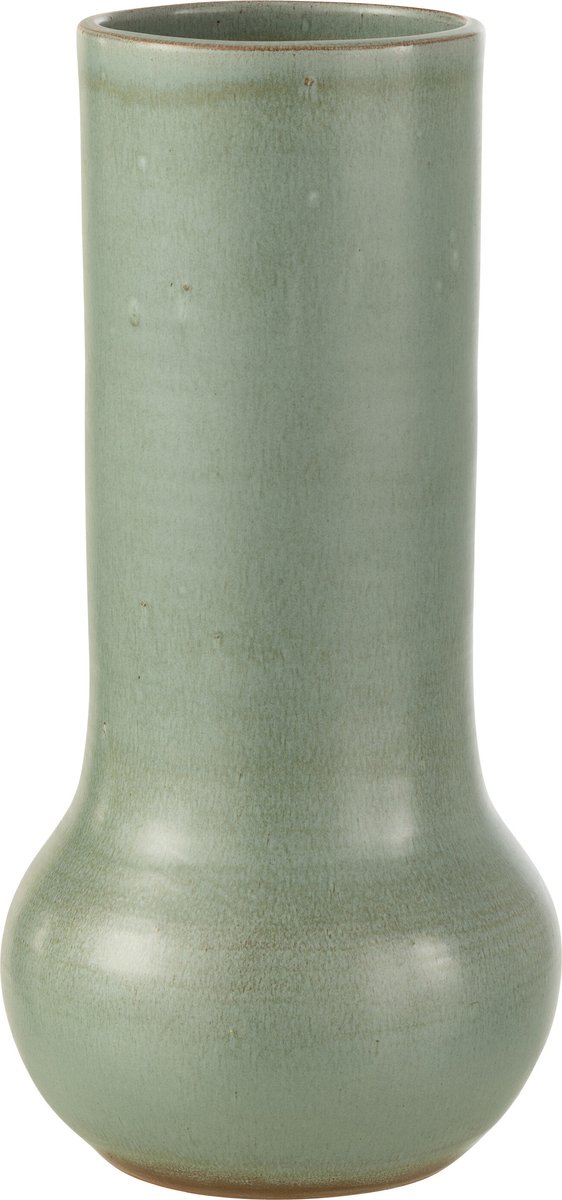 J-Line vaas Organic - keramiek - grijsblauw - 40 cm hoog