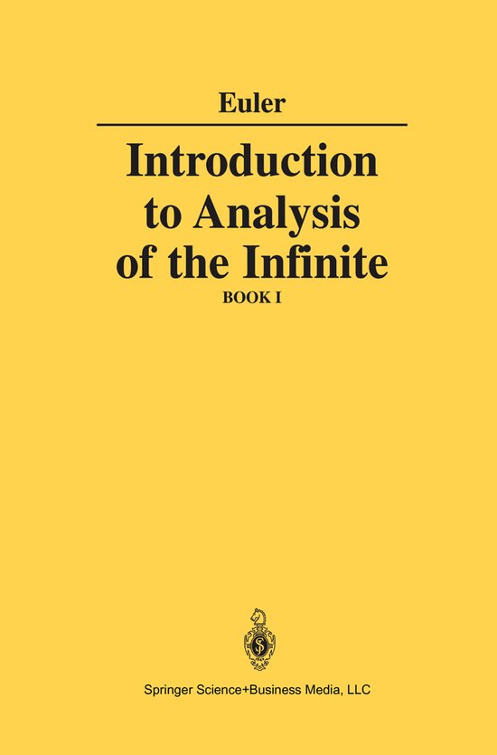 Introduction to Analysis of the Infinite - cover