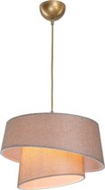 Design hanglamp Wigan E27 zandkleurig lux.pro