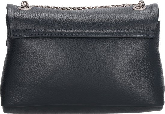 Charm London Anna Crossbody Schoudertas Avondtasje - Leren Dames Tas - Blauw