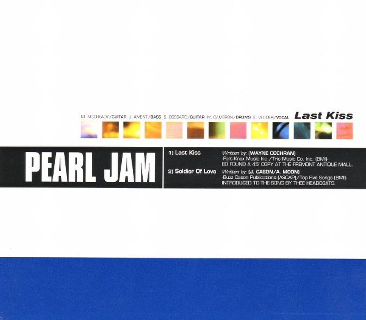 Pearl Jam – Last Kiss - CD single