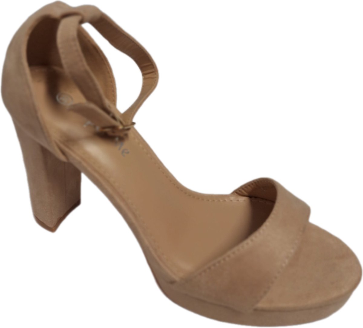 SUPER ME PUMP IN APRICOT IMITATIE SUEDE SIZE 38