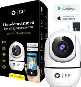 BP® Hondencamera- Met 32 GB SD Kaart - Huisdiercamera - Babyfoon & IP Beveiligingscamera - Indoor Camera - Nightvision - 2.4 GHZ - Beweeg en Geluidsdetectie - Nederlandse Handleiding