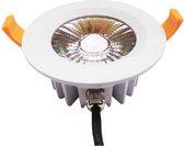 Groenovatie LED Inbouwspot 10W - Wit - Rond - 30D - Warm Wit - Waterdicht IP65