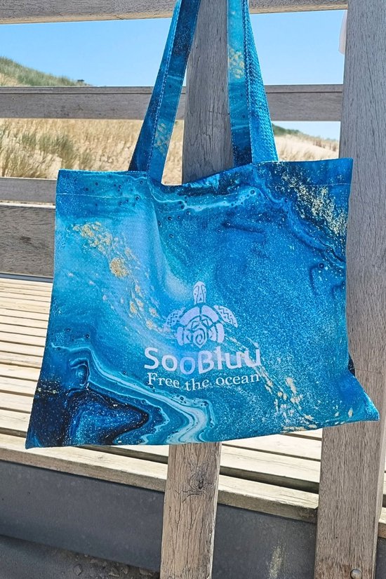 Strandtas, duurzaam en lichtgewicht van recycled plastic (rPET) OCEAN