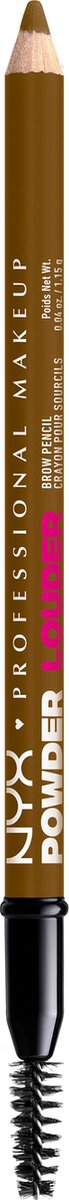 NYX Professional Makeup Powder Louder Brow Pencil met tot 12 oplaadbare tinten