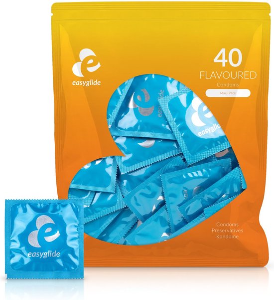 EasyGlide - Condooms Met Smaakjes - 40 stuks
