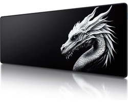 StayPowered XXL Gaming Muismat - Domineer je Game met de StayPowered XXL Gaming Mouse Pad! - 80 x 30 cm - Ultra Glad Oppervlak - Antislip Onderkant - Gemakkelijk Schoon te Maken - Gestikte Randen - Zwart - Levering Sneller dan Aangegeven!
