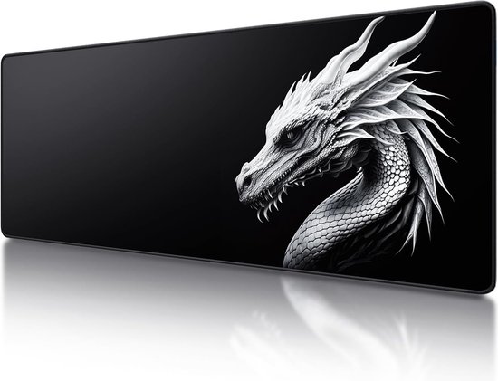 StayPowered XXL Gaming Muismat - Domineer je Game met de StayPowered XXL Gaming Mouse Pad! - 80 x 30 cm - Ultra Glad Oppervlak - Antislip Onderkant - Gemakkelijk Schoon te Maken - Gestikte Randen - Zwart - Levering Sneller dan Aangegeven!