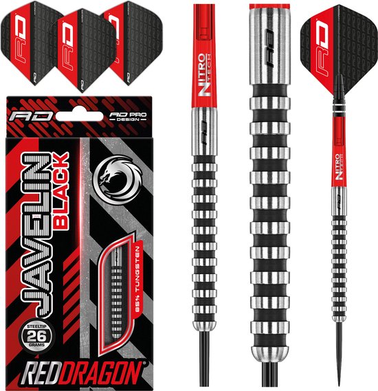 Fléchettes Tungstène Red Dragon Amberjack Pro Series - Set De 3 Avec Vols Et Tiges