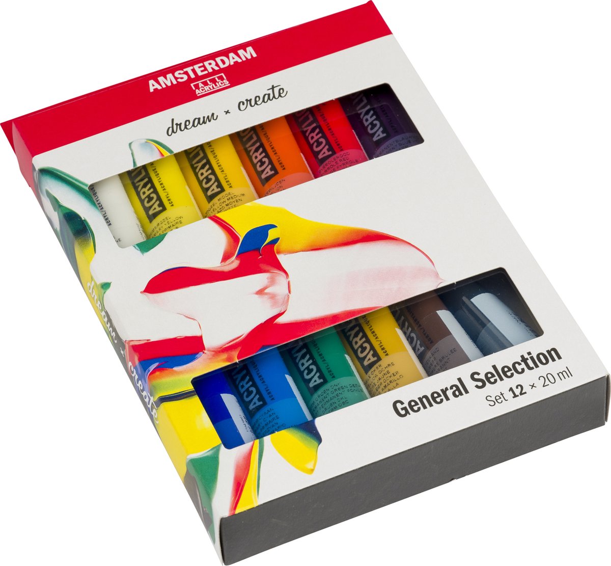 Amsterdam Standard Series acrylverf algemene selectie set | 12 × 20 ml — afbeelding 2
