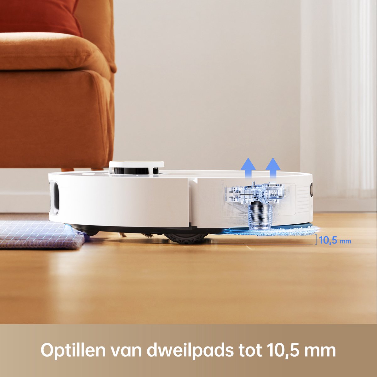 Afbeelding 3 van Dreame L10s Pro Ultra Heat - Robotstofzuiger met Heetwater Dweilfunctie - Objectdetectie en vermijding