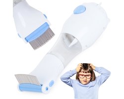 Electrische Luizenkam met 2x Filter & Zuigreiniger - Voor mens & dier