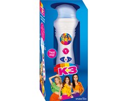foto van K3 - Speelgoedmicrofoon - Microfoon met stempopname - Met nieuwe liedjes - Alle kleuren