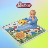Redbox speelmat 90x90 plastic - handig voor onderweg