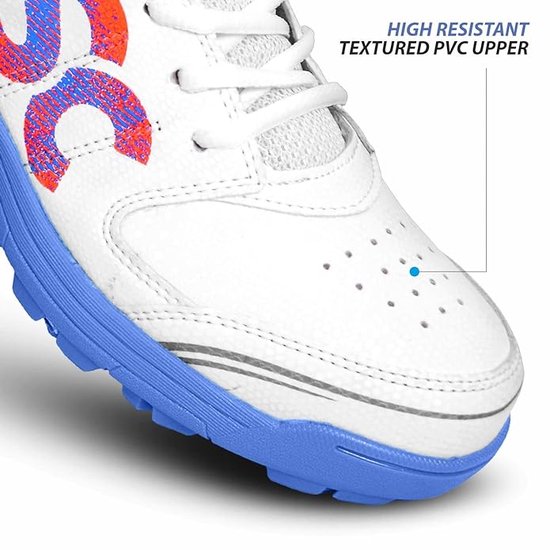 DSC Beamer X cricketschoenen | Kleur: pastelblauw | Maat: 6UK/7US/40EU | Voor heren en jongens | Materiaal: polyvinylchloride | Lichtgewicht en zeer duurzaam | Langdurige prestaties