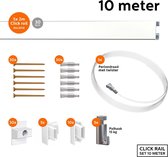 ARTITEQ 10 METER ALL-IN-ONE CLICK RAIL 15KG / WIT PRIMER RAL 9016