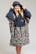 Omkleed jas - Poncho - Hard-Shell - Kind - Leopard/Black