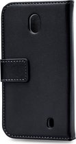 Mobilize Classic Gelly Wallet Telefoonhoesje geschikt voor Nokia 1 Hoesje Bookcase Portemonnee - Zwart