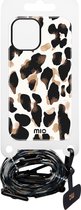 MIO Nylon Lanyard Universeel Telefoonkoord Verstelbaar - Leopard