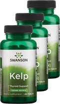 Swanson | Kelp | 250 Tabletten | 3 stuks | 3 x 250 tabletten