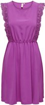 Only Jurk Onlmette Life Sl Lace Dress Wvn 15296382 Purple Orchid Dames Maat - XL