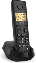 Gigaset PURE 100 Telefono analogico/DECT Identificatore di chiamata Nero