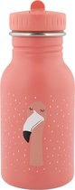 Trixie Drinkfles 350ml - Mrs. Flamingo - lekvrij - roestvrij staal - kinderen - dieren