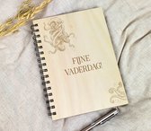 Notitieboek A5 - Luxe balpen - Cadeau - Vaderdagscadeau - Notitieboek - Cadeau vaderdag - Vaderdag - Vaderdag cadeau - Octopus