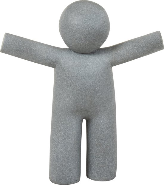 J-Line figuur P'tit Maurice Magnesium - beton - grijs - small